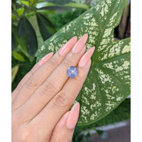 4.62 Ct. Blue Star Sapphire from Ceylon (Sri Lanka) Life Style