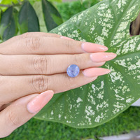 4.62 Ct. Blue Star Sapphire from Ceylon (Sri Lanka) Life Style