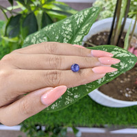 3.31 Ct. Blue Star Sapphire from Ceylon (Sri Lanka) Life Style