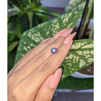 3.31 Ct. Blue Star Sapphire from Ceylon (Sri Lanka) Life Style