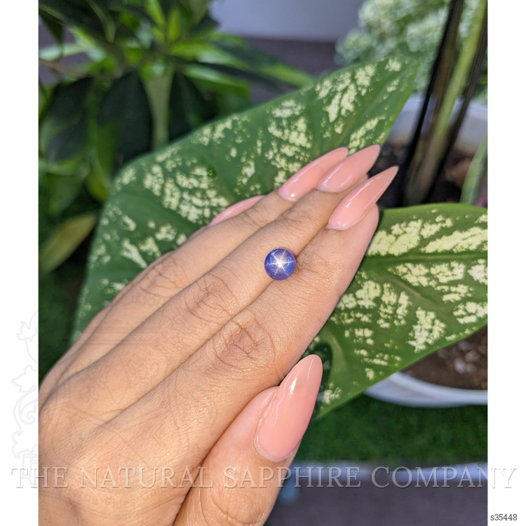 3.31 Ct. Blue Star Sapphire from Ceylon (Sri Lanka)
