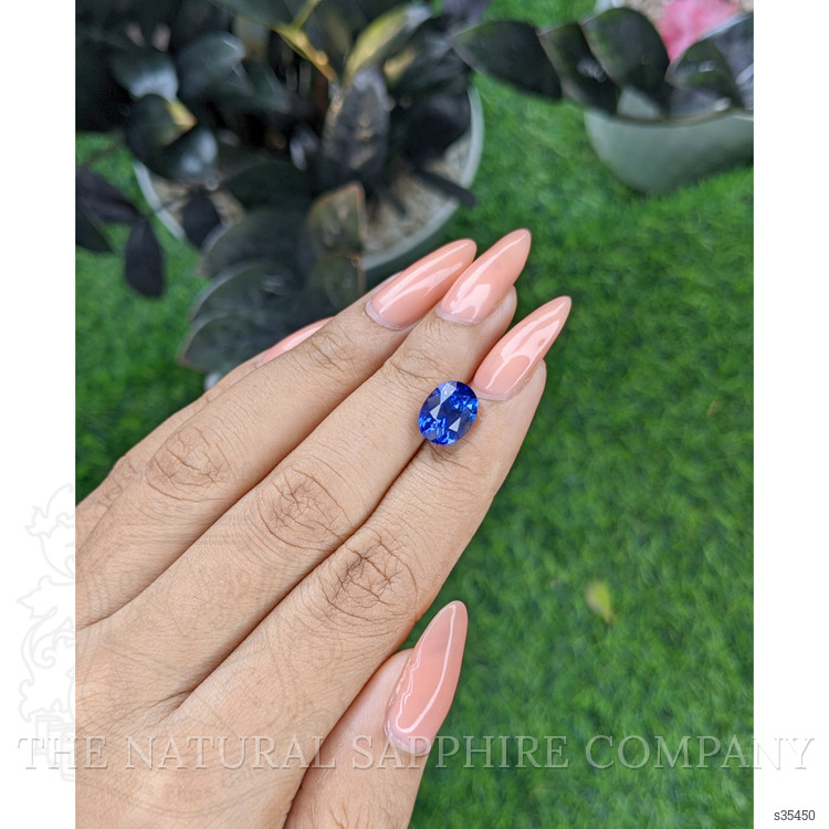 4.50 Ct. Blue Sapphire from Ceylon (Sri Lanka)