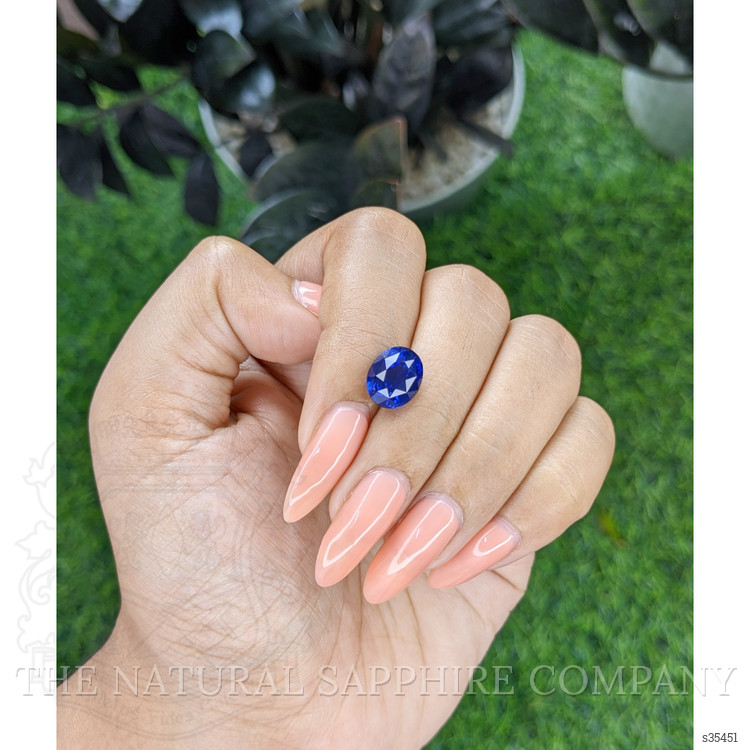 4.62 Ct. Blue Sapphire from Madagascar