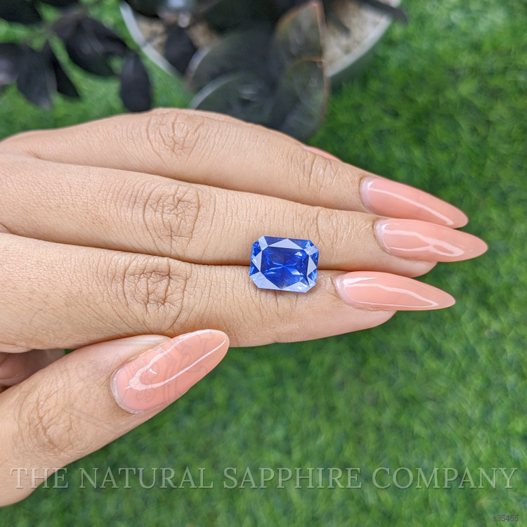 6.54 Ct. Blue Sapphire from Ceylon (Sri Lanka)