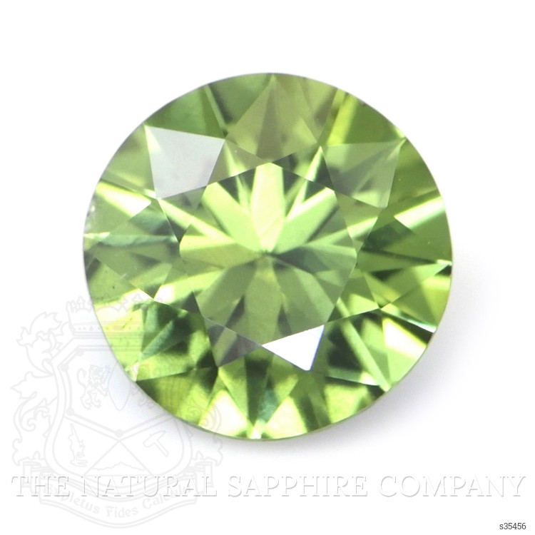 0.77 Ct. Yellowish Green Sapphire from Madagascar