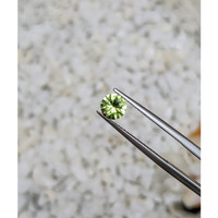 0.77 Ct. Yellowish Green Sapphire from Madagascar Life Style