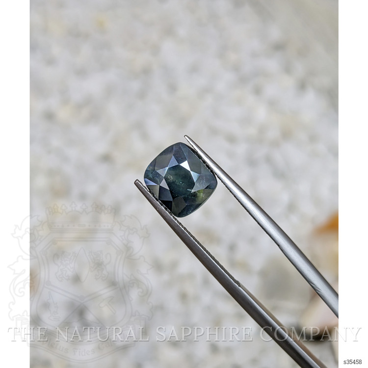 3.96 Ct. Greenish Blue Sapphire from Madagascar