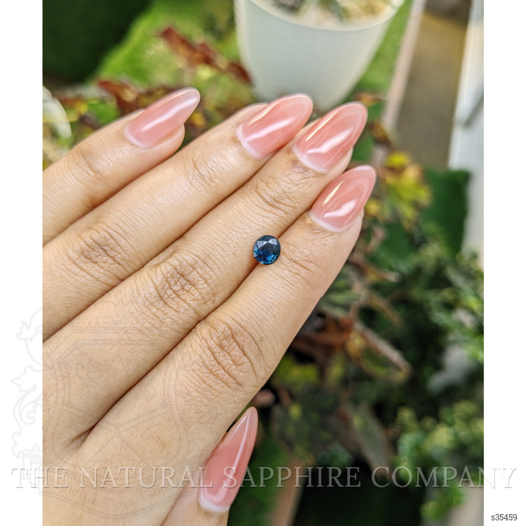 0.85 Ct. Greenish Blue Sapphire from Madagascar