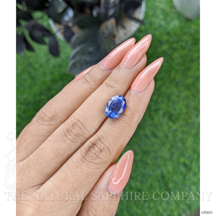 5.53 Ct. Blue Sapphire from Ceylon (Sri Lanka)