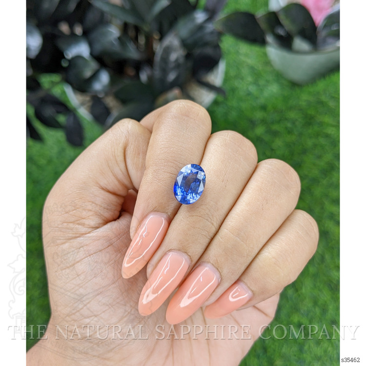 5.53 Ct. Blue Sapphire from Ceylon (Sri Lanka)