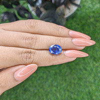 5.58 Ct. Blue Sapphire from Ceylon (Sri Lanka) Life Style