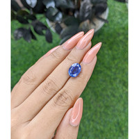 5.58 Ct. Blue Sapphire from Ceylon (Sri Lanka) Life Style