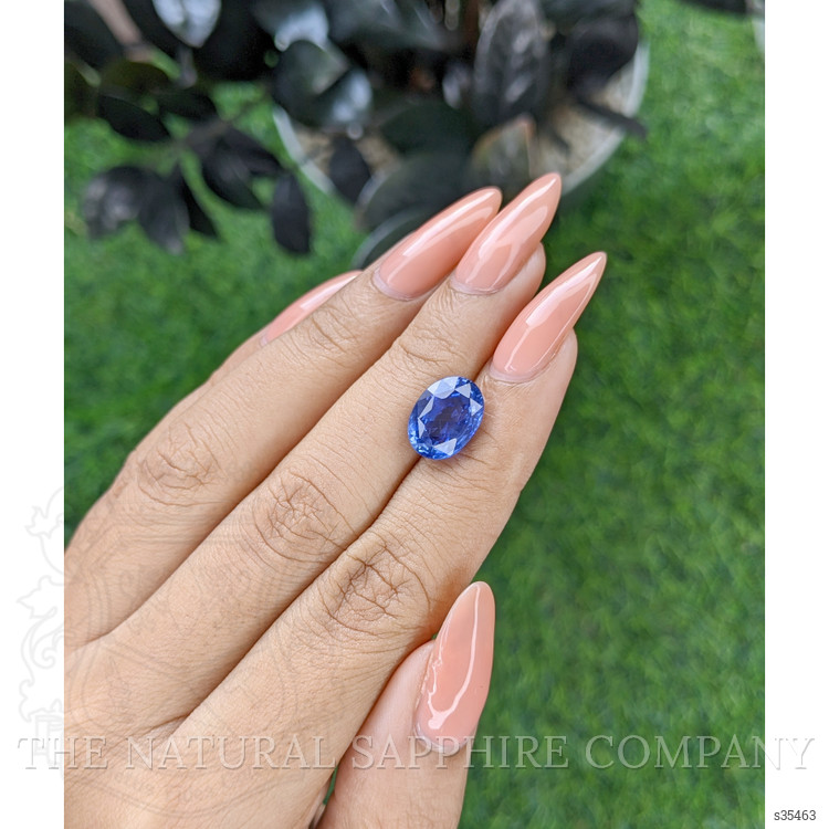 5.58 Ct. Blue Sapphire from Ceylon (Sri Lanka)