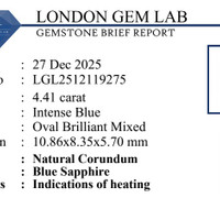 4.41 Ct. Blue Sapphire from Ceylon (Sri Lanka) Pdf