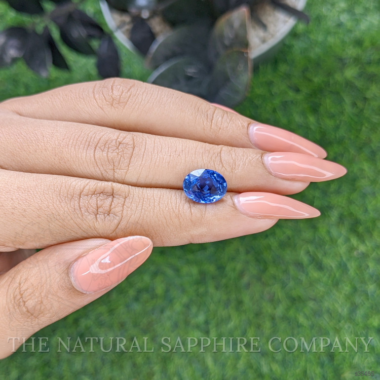 4.41 Ct. Blue Sapphire from Ceylon (Sri Lanka)