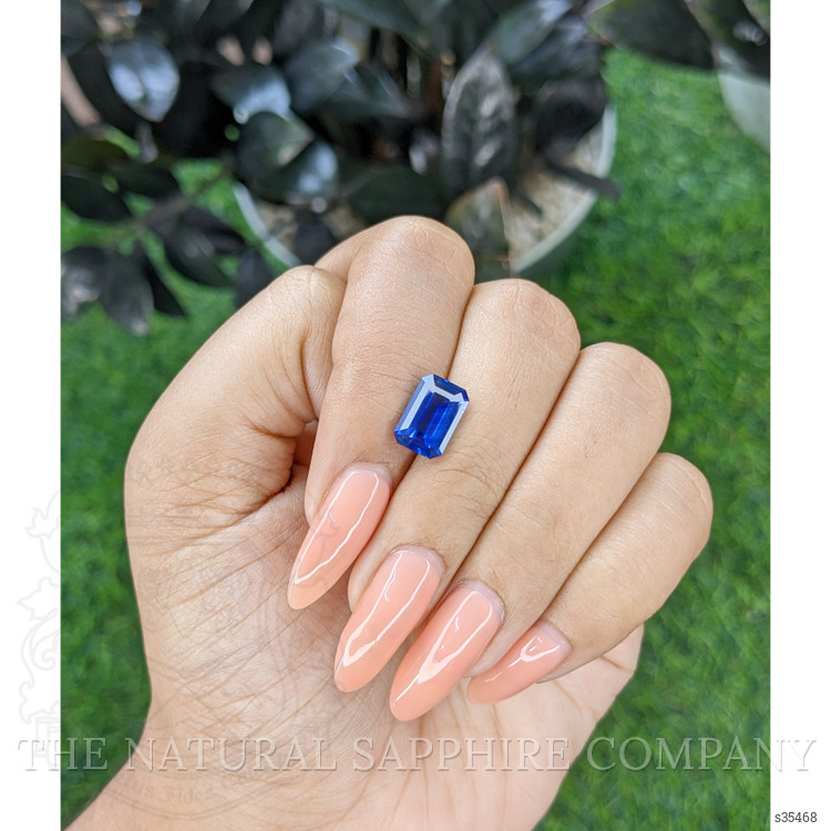 3.04 Ct. Blue Sapphire from Ceylon (Sri Lanka)