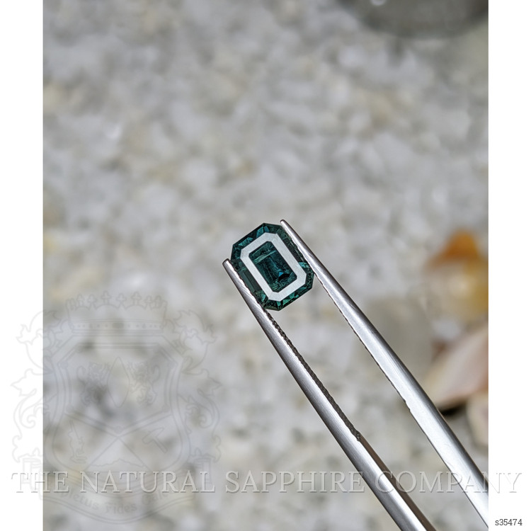 1.85 Ct. Bluish Green Sapphire from Madagascar