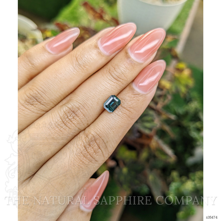 1.85 Ct. Bluish Green Sapphire from Madagascar
