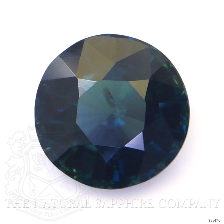 0.75 Ct. Greenish Blue Sapphire from Madagascar