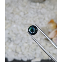 1.45 Ct. Greenish Blue Sapphire from Madagascar Life Style