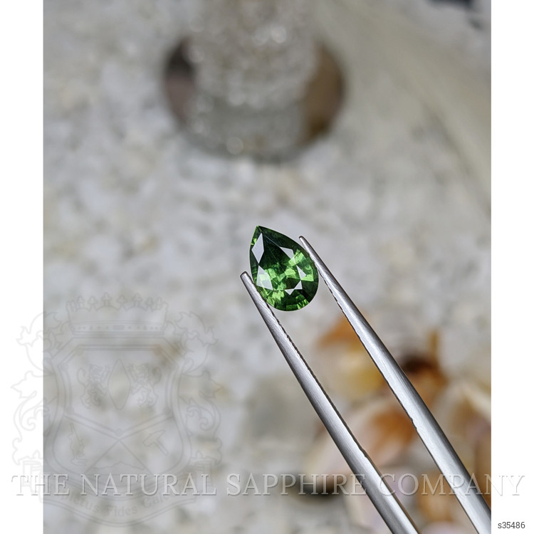 1.10 Ct. Green Sapphire from Madagascar