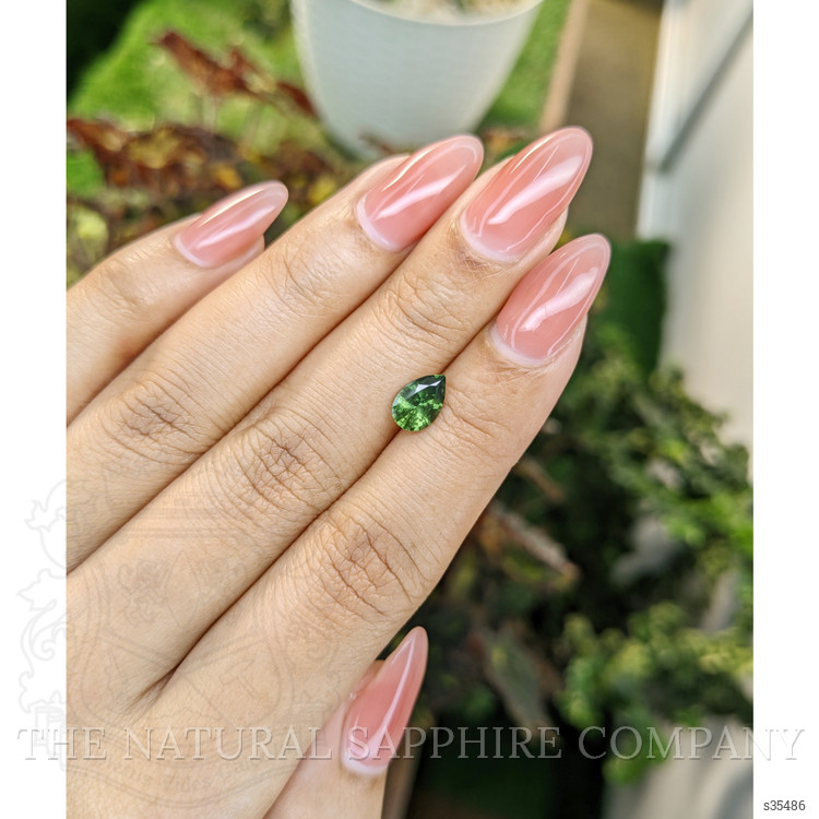 1.10 Ct. Green Sapphire from Madagascar