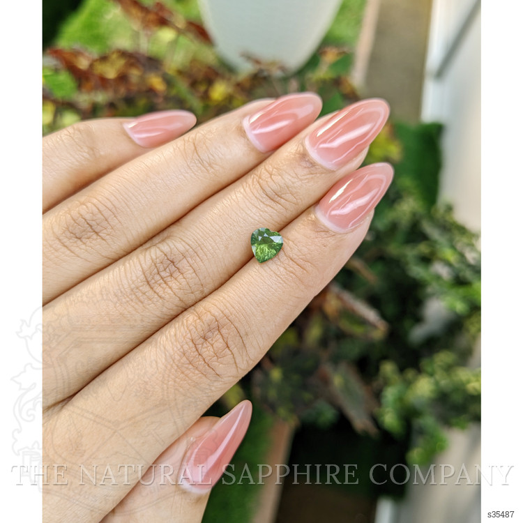 1.19 Ct. Yellowish Green Sapphire from Madagascar