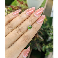 1.60 Ct. Green Sapphire from Madagascar Life Style