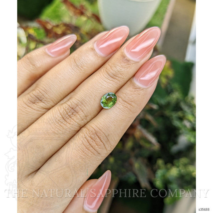 1.60 Ct. Green Sapphire from Madagascar