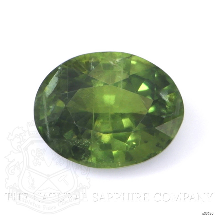 1.53 Ct. Yellowish Green Sapphire from Madagascar