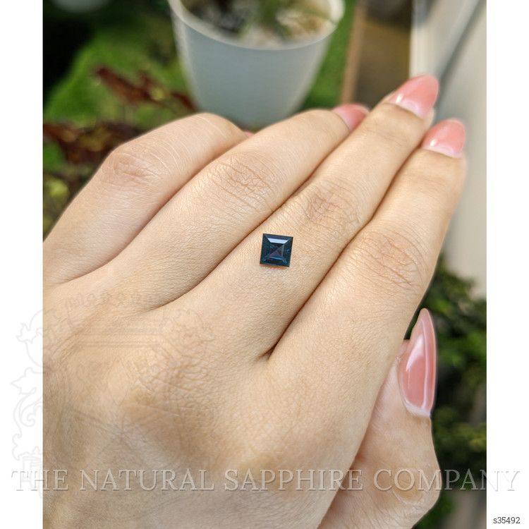 0.88 Ct. Greenish Blue Sapphire from Madagascar