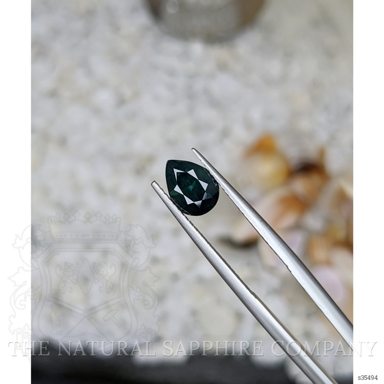 1.83 Ct. Greenish Blue Sapphire from Madagascar