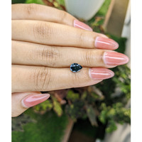 1.83 Ct. Greenish Blue Sapphire from Madagascar Life Style