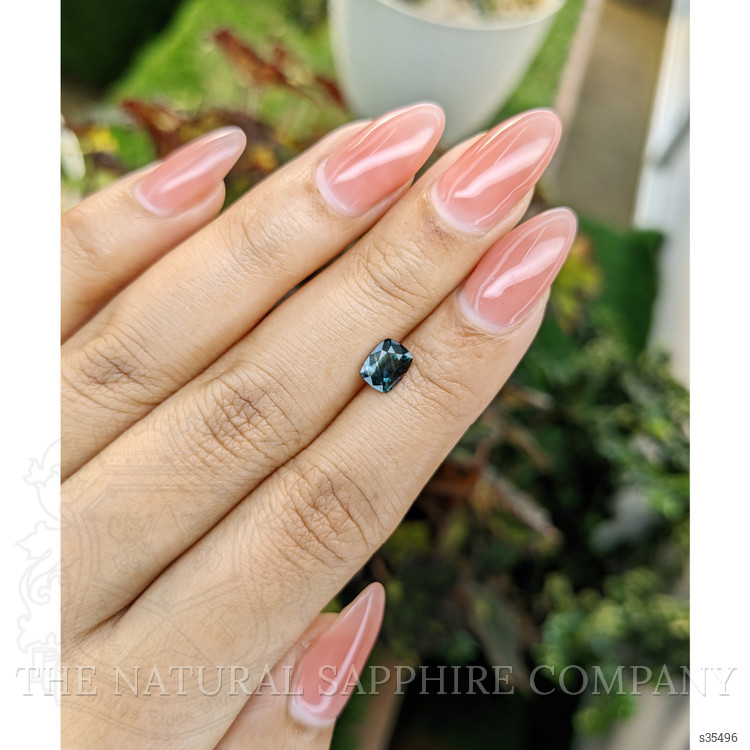 1.07 Ct. Bluish Green Sapphire from Madagascar