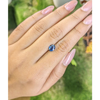 1.19 Ct. Blue Sapphire from Madagascar Life Style