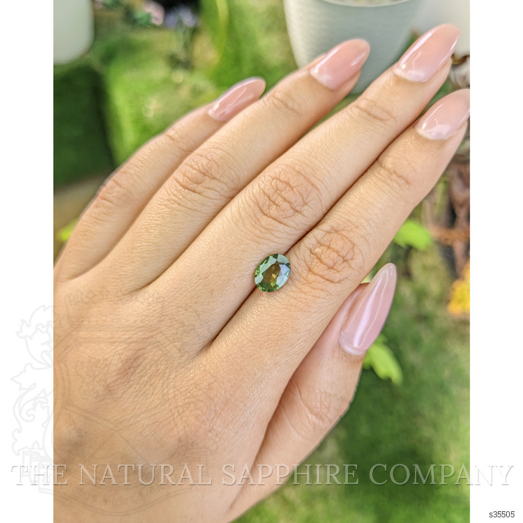 1.48 Ct. Green Sapphire from Madagascar