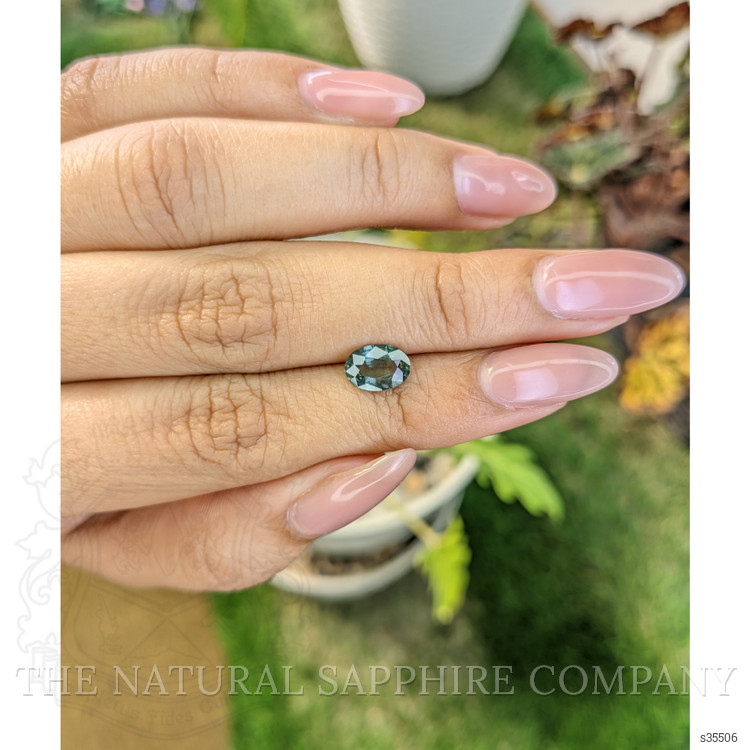 1.41 Ct. Bluish Green Sapphire from Madagascar