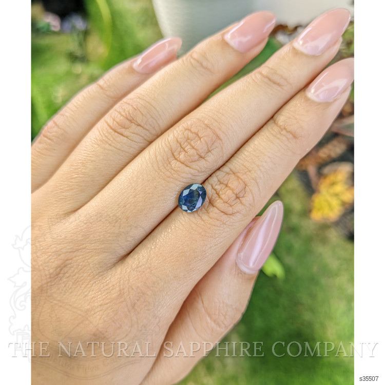 1.76 Ct. Greenish Blue Sapphire from Madagascar