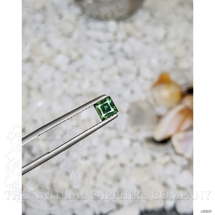 0.77 Ct. Green Sapphire from Madagascar