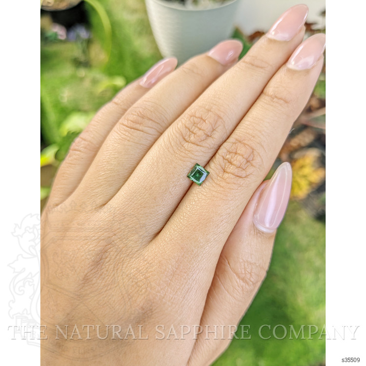 0.77 Ct. Green Sapphire from Madagascar