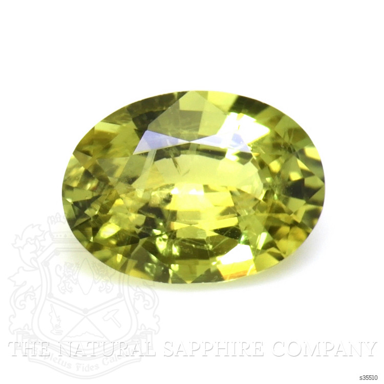 1.10 Ct. Greenish Yellow Sapphire from Madagascar