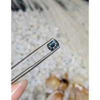 1.03 Ct. Bluish Green Sapphire from Madagascar Life Style