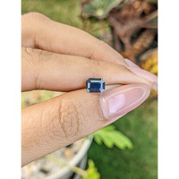 1.28 Ct. Blue Sapphire from Madagascar Life Style