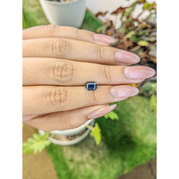 1.28 Ct. Blue Sapphire from Madagascar Life Style