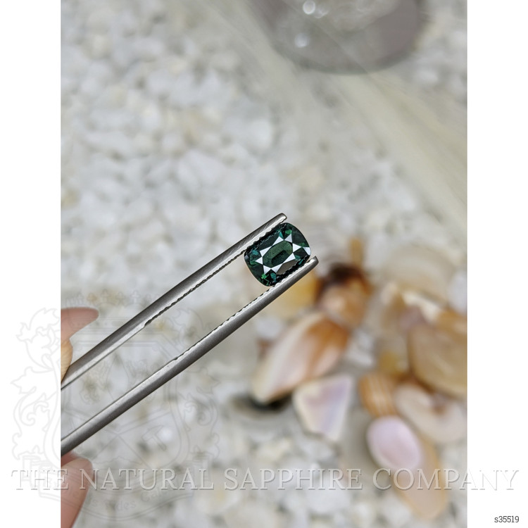 1.34 Ct. Bluish Green Sapphire from Madagascar