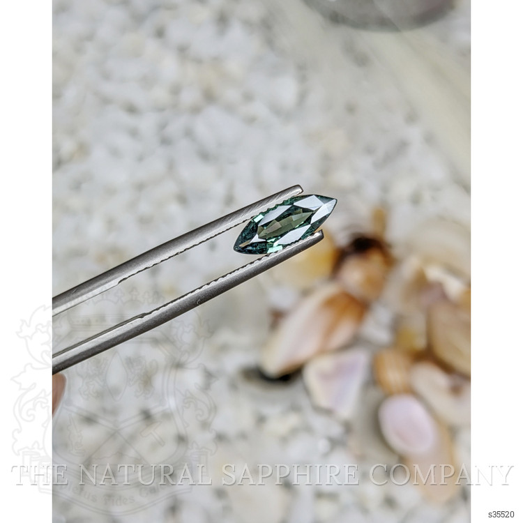 0.89 Ct. Green Sapphire from Madagascar