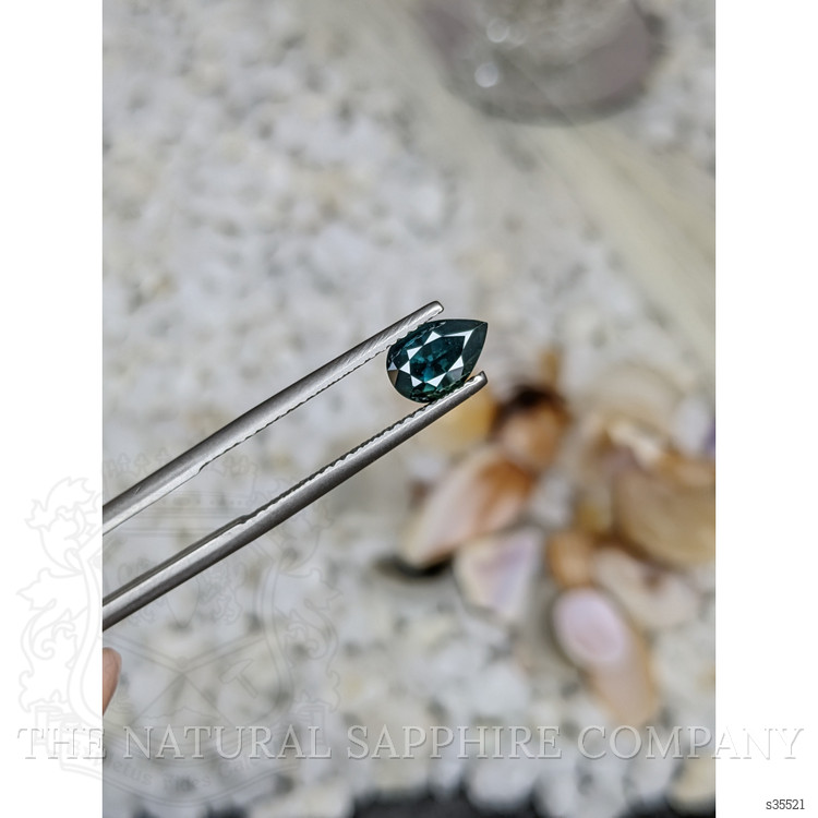 1.31 Ct. Bluish Green Sapphire from Madagascar