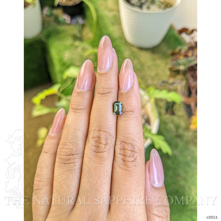 1.23 Ct. Bi Color / Parti Sapphire from Madagascar