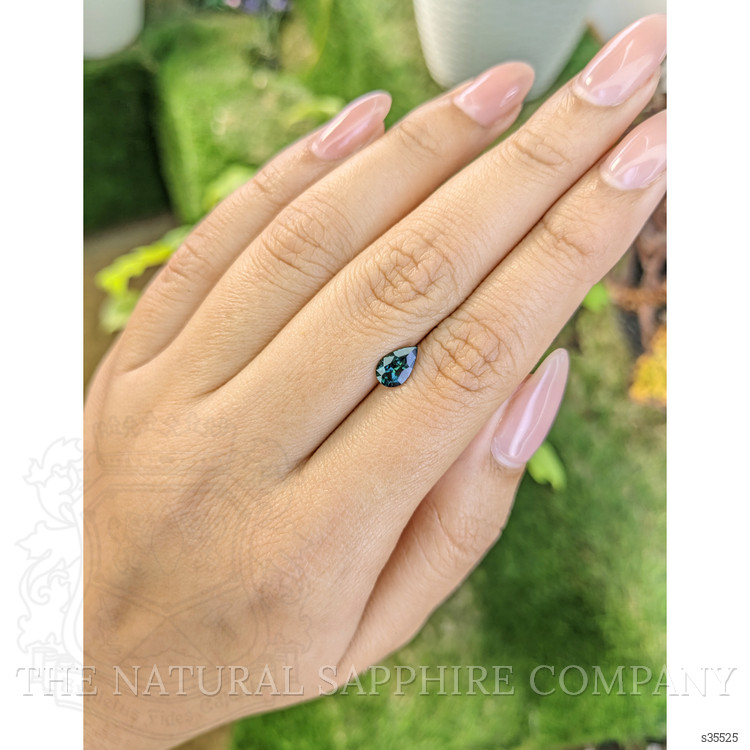 1.02 Ct. Bluish Green Sapphire from Madagascar