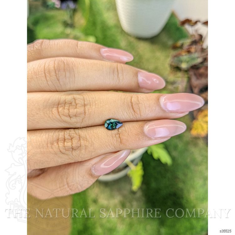 1.02 Ct. Bluish Green Sapphire from Madagascar